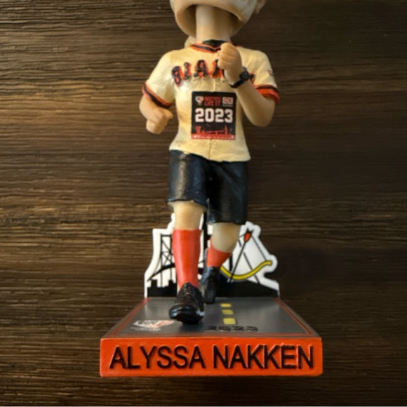 San Francisco Giants MLB Baseball 2023 Giants Race Alyssa Nakken Bobblehead - Picture 5 of 16